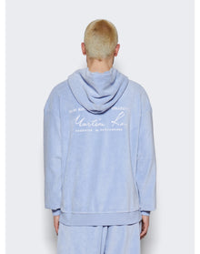 Martine Rose | Men | Classic Hoodie | Pale Blue x Scribble