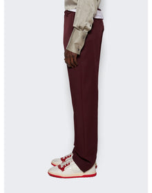 Martine Rose | Men | Rolled Tailored Pants | Burgundy