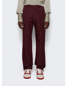 Martine Rose | Men | Rolled Tailored Pants | Burgundy