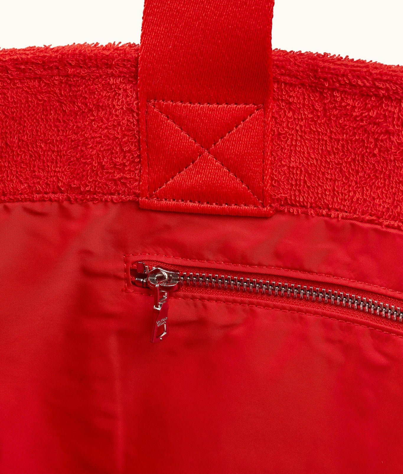Mason Towelling Beach Bag & Removable Wet Bag | Summer Red
