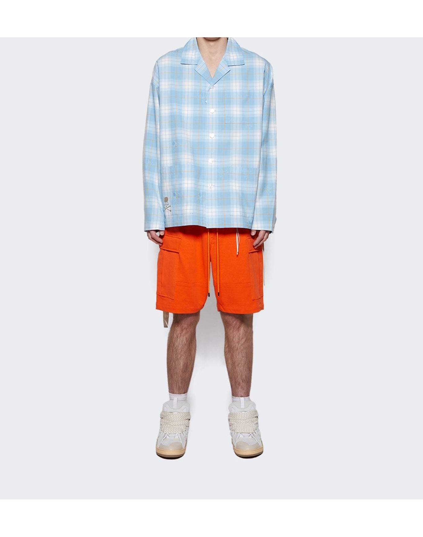 Mastermind World | Men | High Density Cargo Shorts | Orange