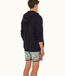 Mathers Zip-Thru Hooded Sweatshirt | Dark Nocturnal Navy