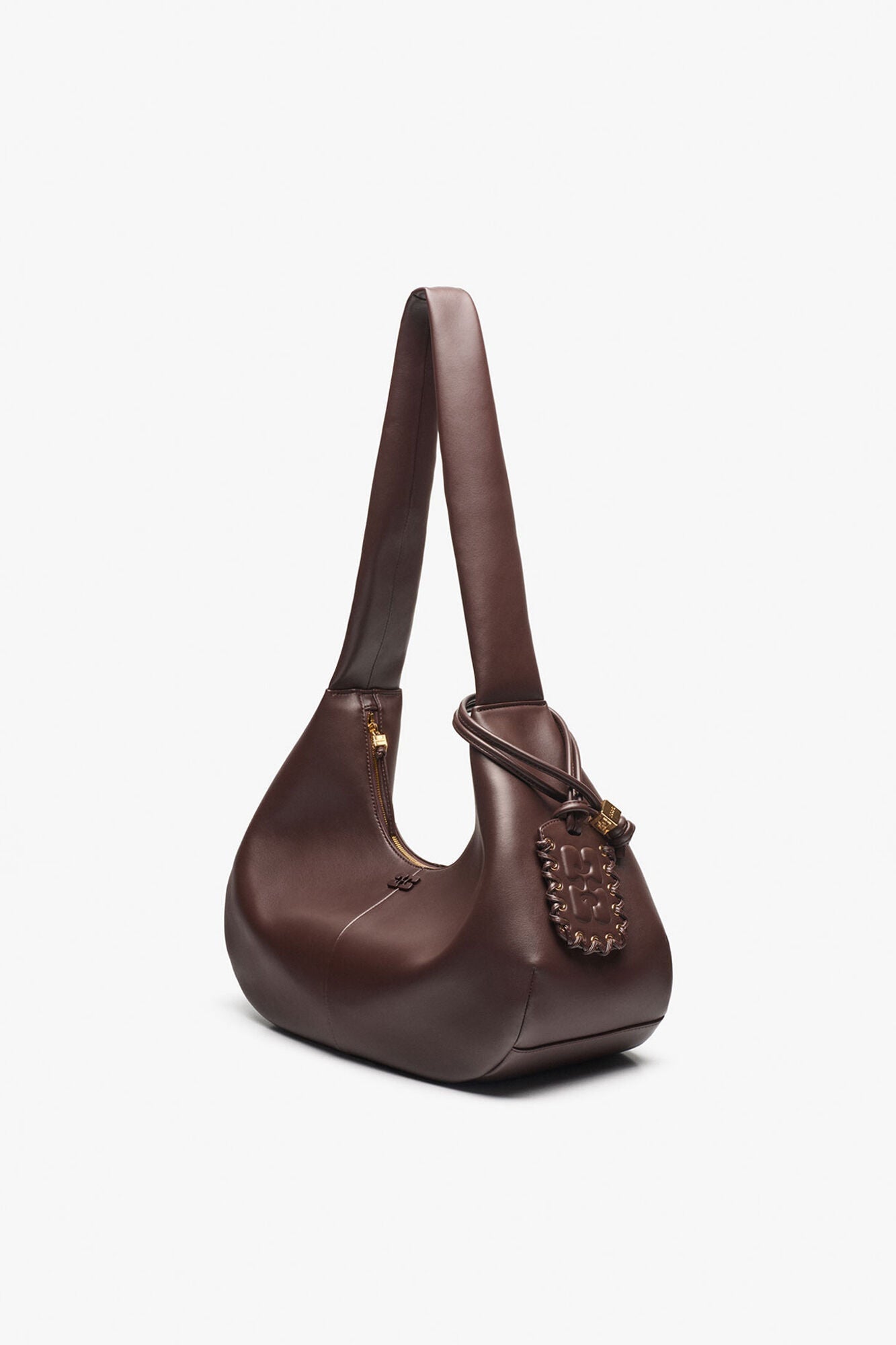 Medium Hobo Bag | Seal Brown