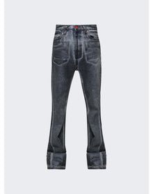 Members of the Rage | Men | Denim Flare Jeans | Blue x Acid Wash