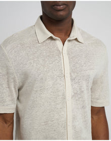 Men | Dylan Linen Shirt | Stone
