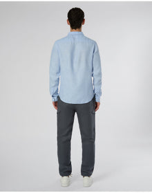 Men | Linen Cargo Jogger | Gunmetal