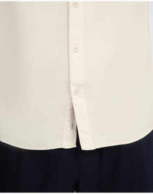 Men | Lyocell Long Sleeve Shirt | Stone