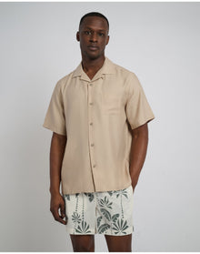 Men | Tencel Vacation Shirt | Tan