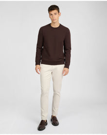 Men | Terry Crewneck Sweater | Dark Java