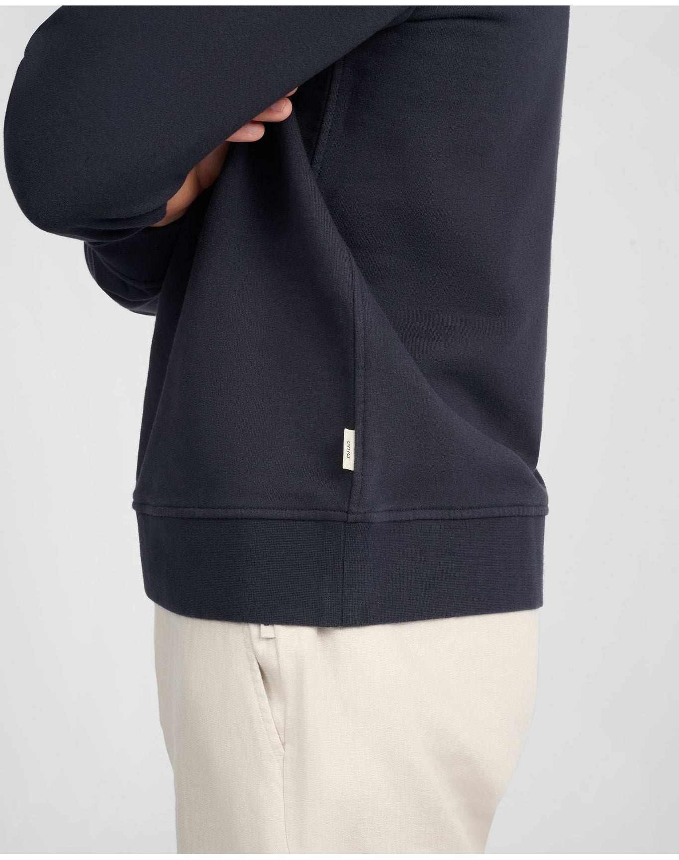 Men | Terry Crewneck Sweater | Midnight