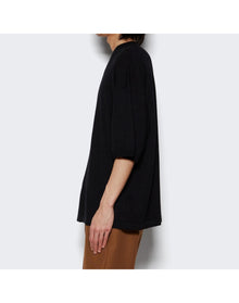 Meta Campania Collective | Men | Felted Cashmere Surfer T-shirt | Black