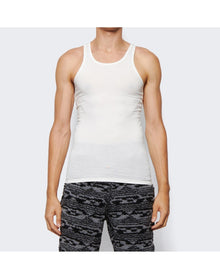 Meta Campania Collective | Men | Francis Jersey Rib Tank Top | White