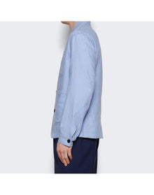 Meta Campania Collective | Men | Julian Self Lined Shirt Jacket | Chambray Blue