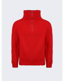 Meta Campania Collective | Men | Michel Exaggerated Half Zip | Red