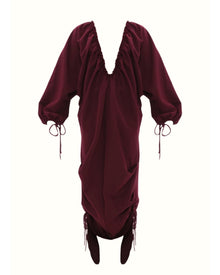 Meta Maxi Dress | Dark Plum