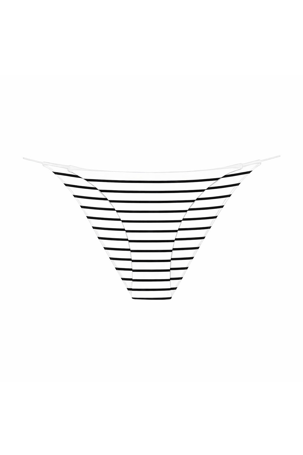Micro Bare Minimum Bottom | Black & White Stripe
