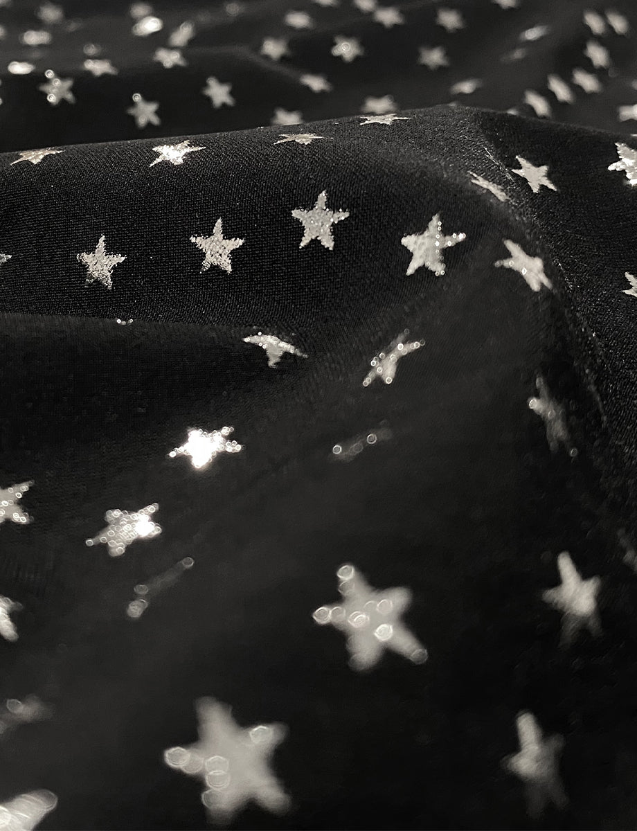 Classic Print Bralette::Silver Star::Detail