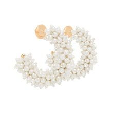 Mignonne Gavigan Taylor Mini Hoop Earrings in white gold color