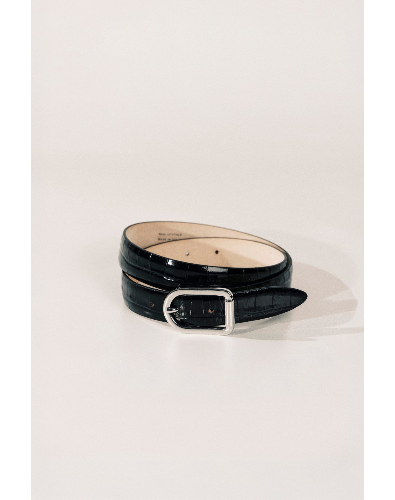 Mija Croco | Black Croco & Silver