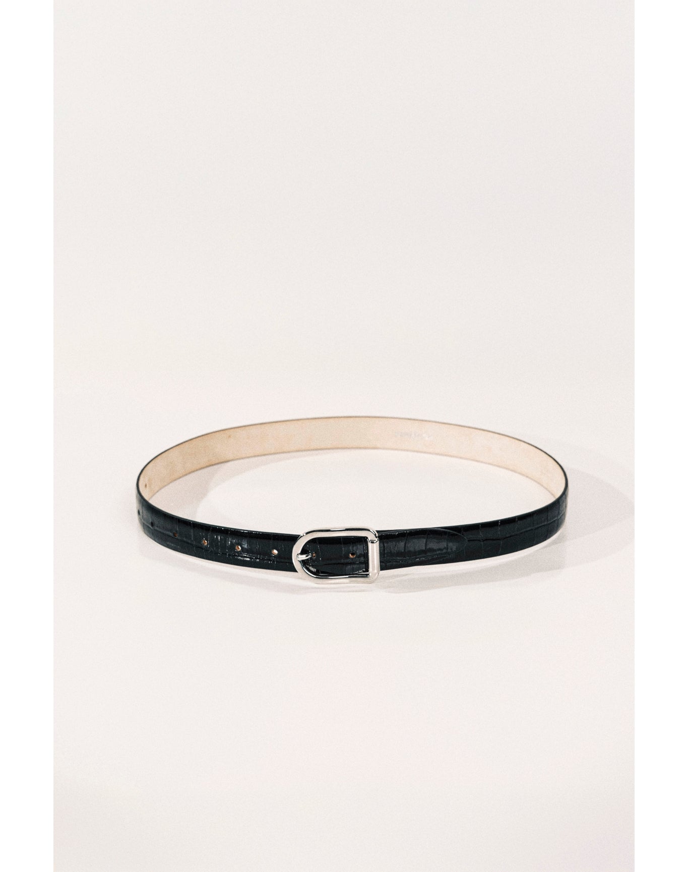 Mija Croco | Black Croco & Silver