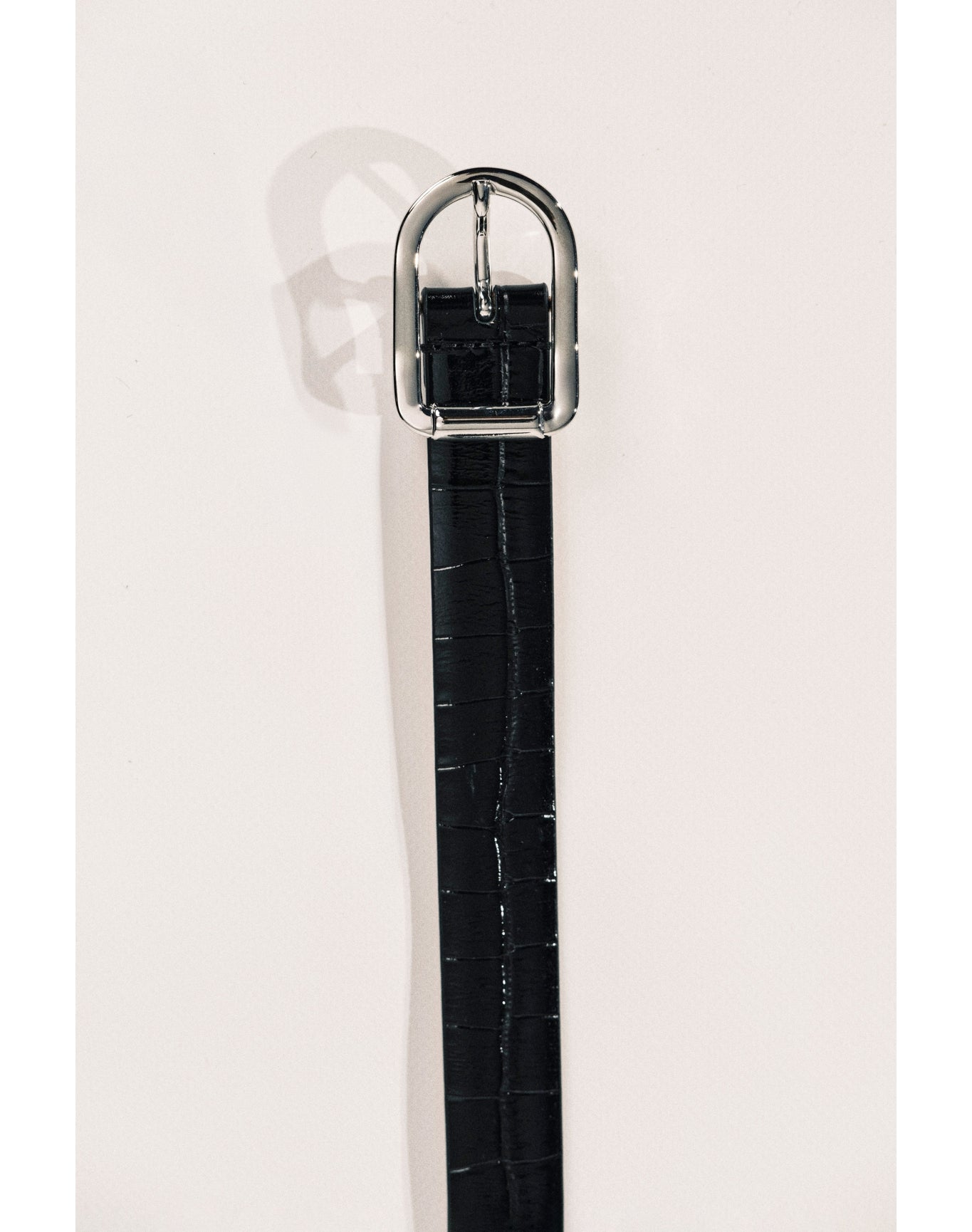 Mija Croco | Black Croco & Silver