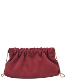 Moda Luxe | Womens | Penelope Leather Clutch | Red