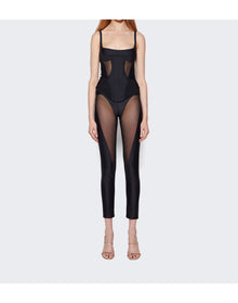 Mugler | Women | Bonded Illusion Trousers | Black