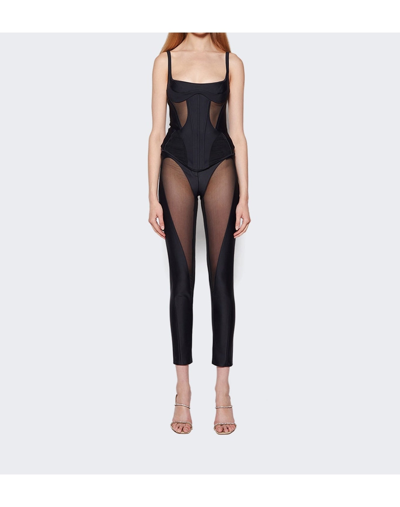 Mugler | Women | Bonded Illusion Trousers | Black