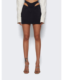 Mugler | Women | Bonded Mini Skirt | Black