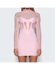 Mugler | Women | Corset Illusion Dress | Pink
