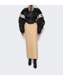 Mugler | Women | Cropped Jacket | Black x Roccia