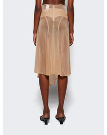 Mugler | Women | Cut-out Skirt | Tan
