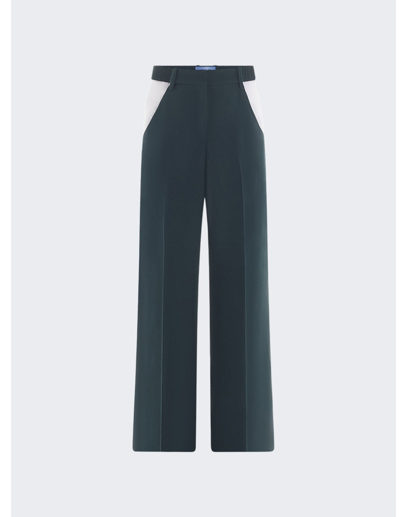 Mugler | Women | Cut Out Trousers | Dark Green