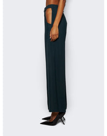 Mugler | Women | Cut Out Trousers | Dark Green