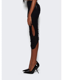 Mugler | Women | Draped Skirt | Black