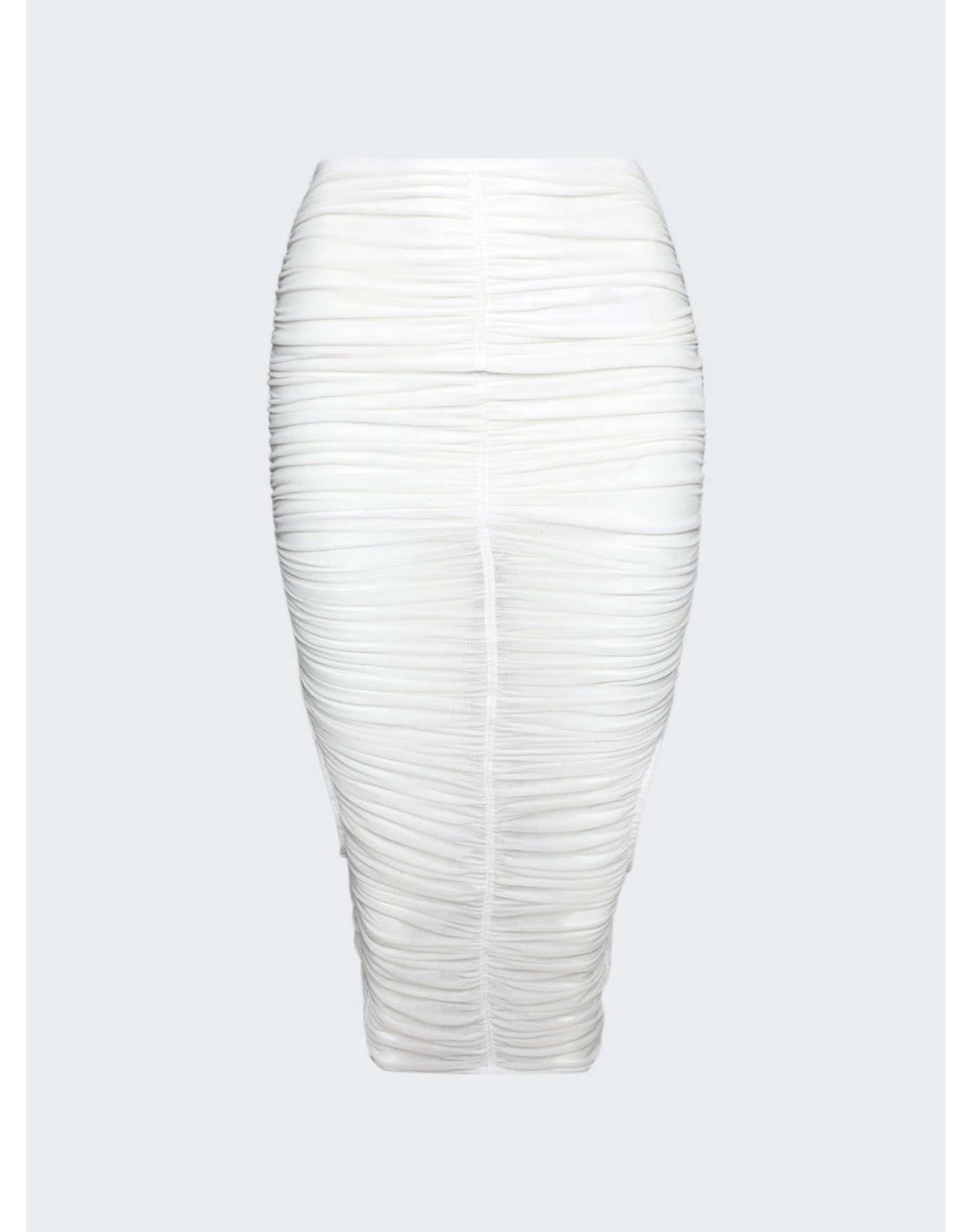 Mugler | Women | Draped Skirt | Warm White
