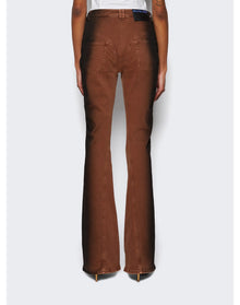 Mugler | Women | Flared Jeans | Brown