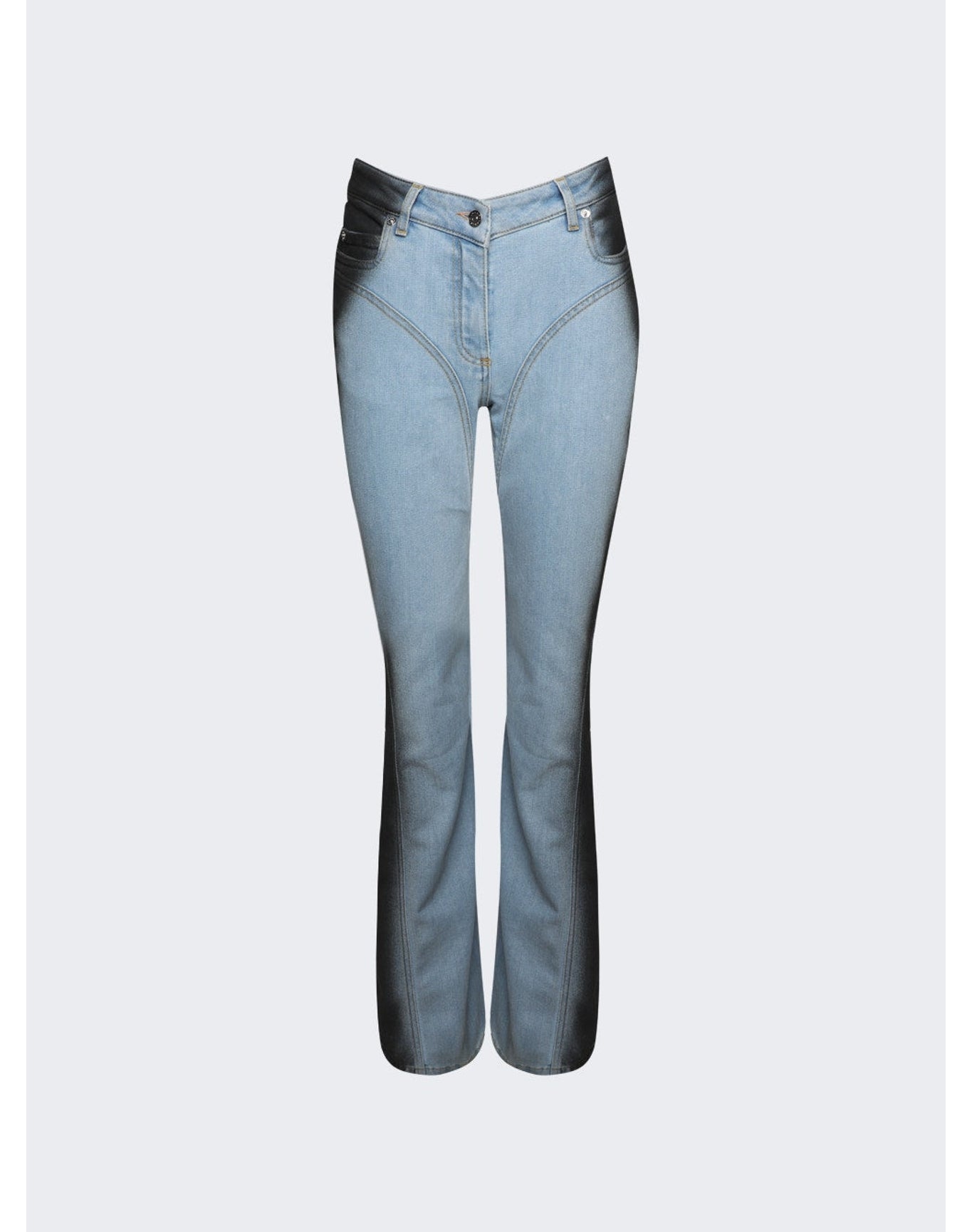 Mugler | Women | Flared Jeans | Light Blue