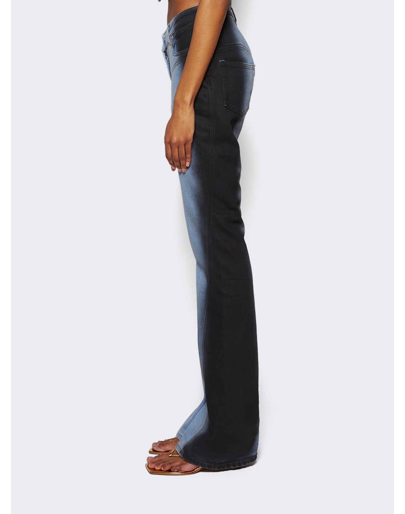 Mugler | Women | Flared Jeans | Light Blue