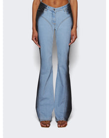 Mugler | Women | Flared Jeans | Light Blue