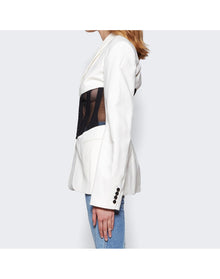 Mugler | Women | Iconic Corseted Jacket | Snow x Black