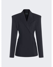 Mugler | Women | Lace Up Jacket | Black