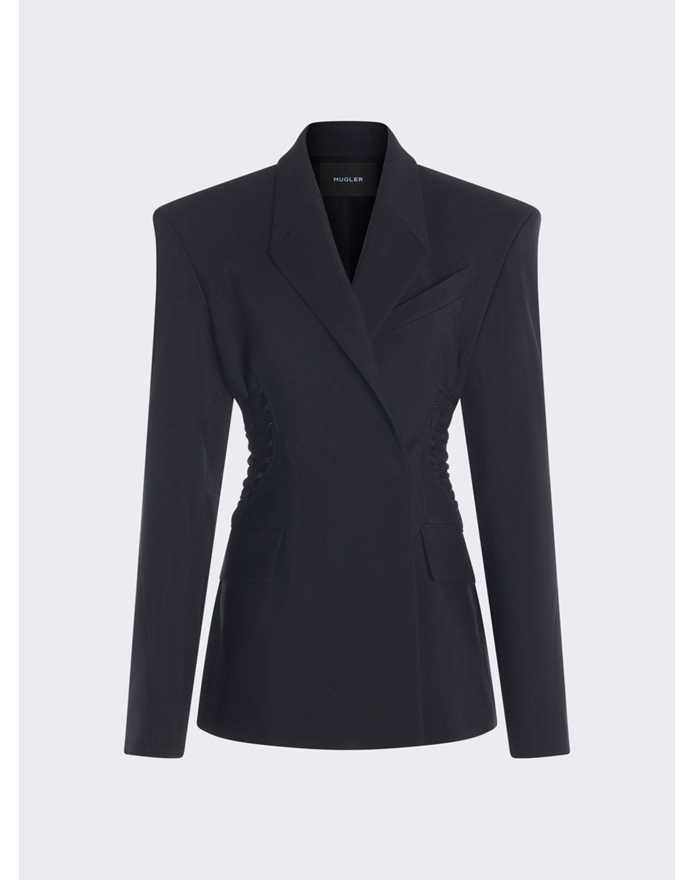 Mugler | Women | Lace Up Jacket | Black