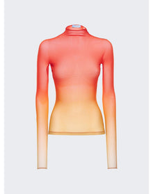 Mugler | Women | Long-sleeve Gradient Top | Multicolor