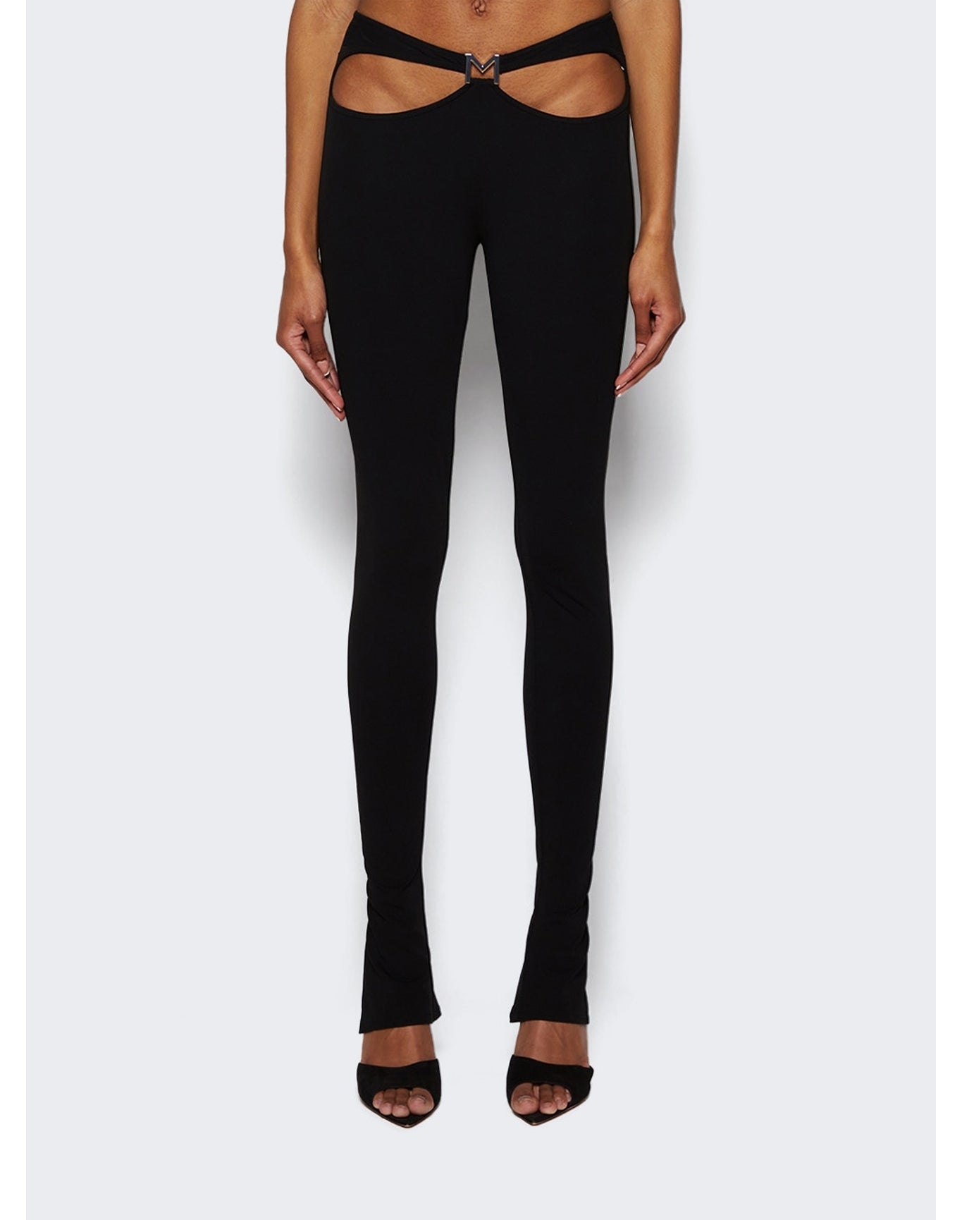 Mugler | Women | M Cut Out Pants | Black