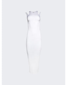 Mugler | Women | Midi Dress | Warm White