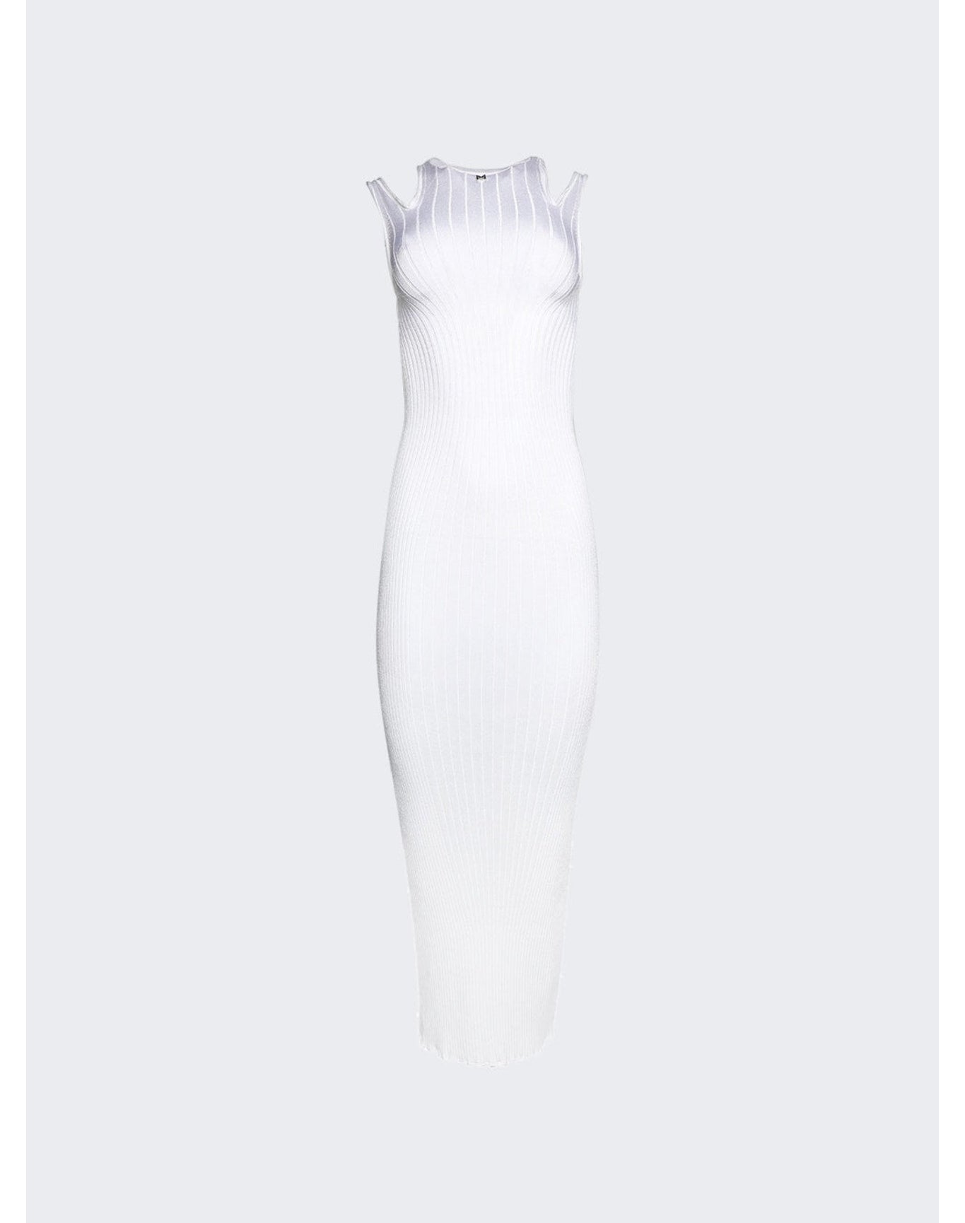 Mugler | Women | Midi Dress | Warm White