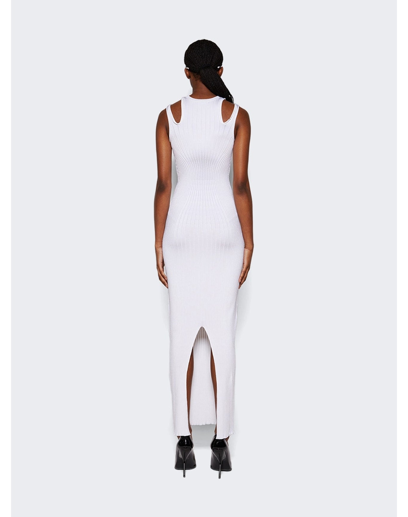 Mugler | Women | Midi Dress | Warm White