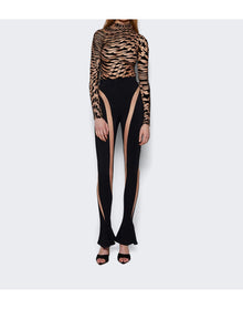 Mugler | Women | Spiral Pants | Black