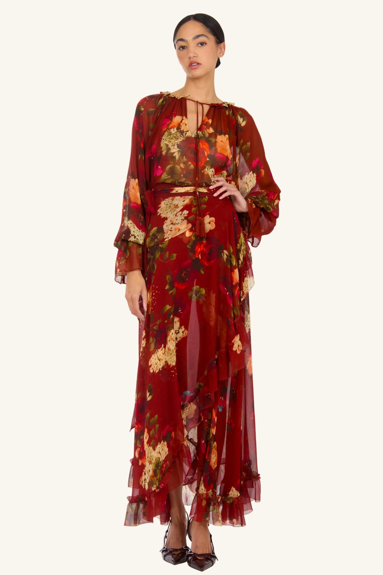 Murray Skirt | Rose Floral